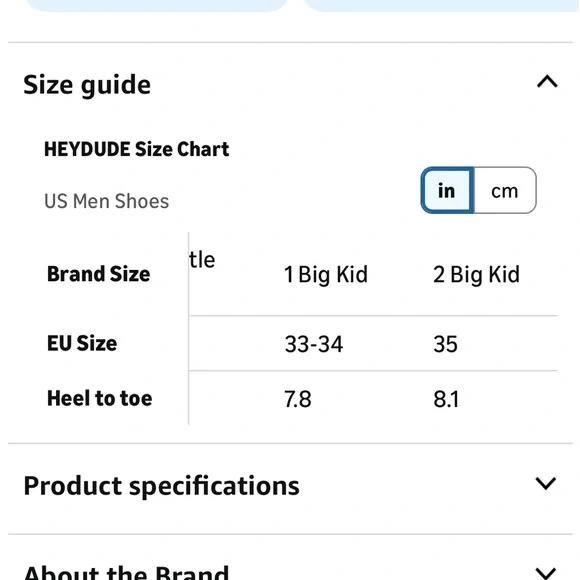 Hey Dude Bradley Leather Boots Round Moc Toe Elastic Laces Size 34//1 Big Kid - Picture 11 of 11